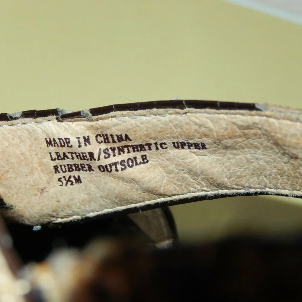 Michael Kors Heels 5.5 Iona Camel Reptile Snake Sandals Worn Once with Box